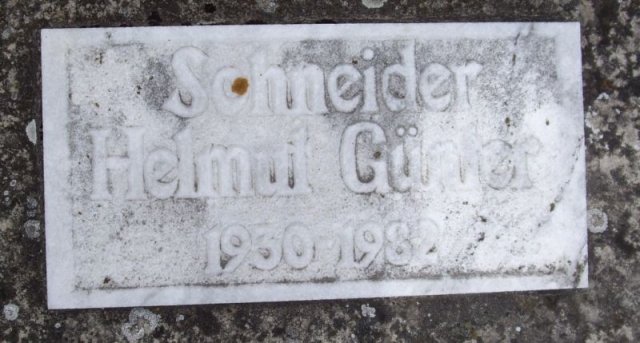 Schneider Guenter 1930-1982 Grabstein